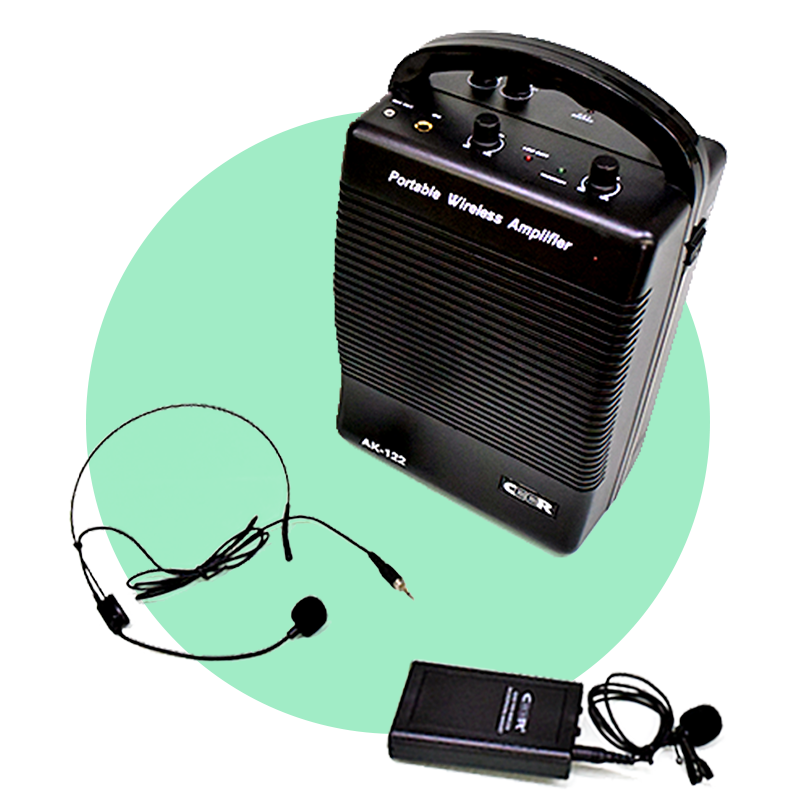 あすなろ腹話術人形 ポータブルワイヤレスアンプ